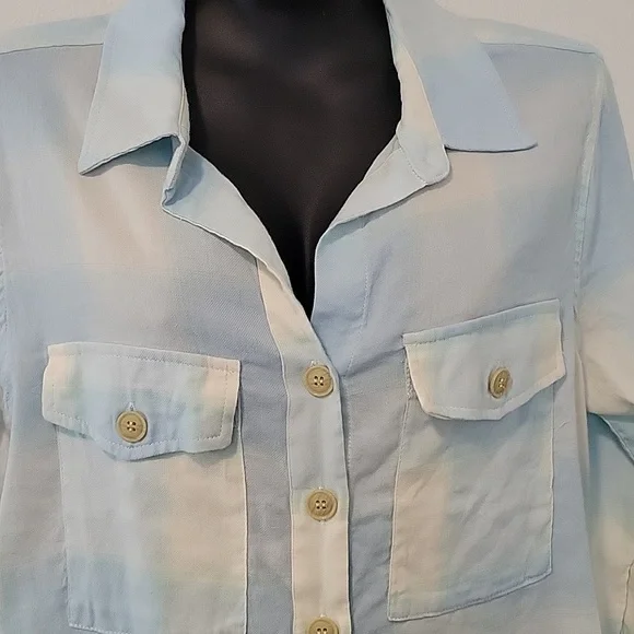 💥Sanctuary Plaid Flannel Button Top - Picture 6 of 10